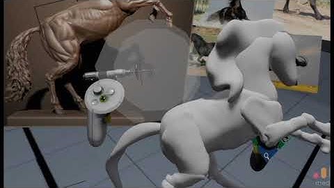 Oculus Medium VR Sculpt - Cavalry posing timelapse