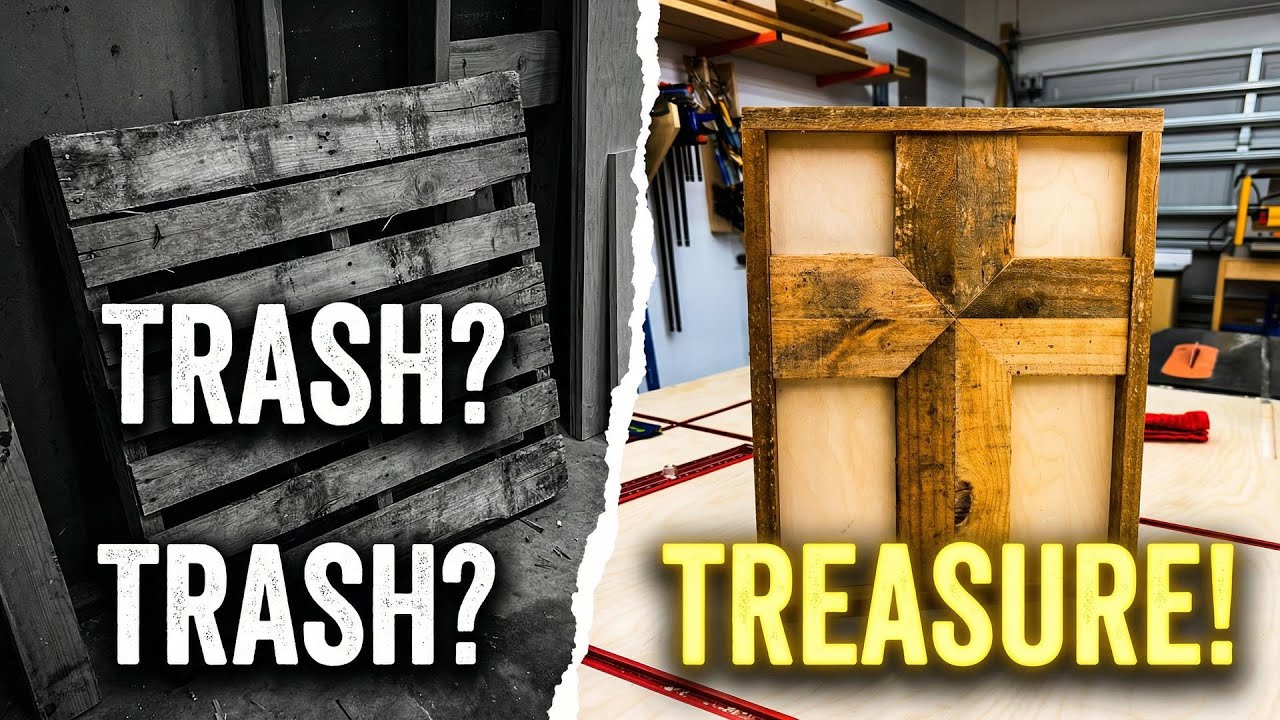 DIY Rustic Cross from Pallet Wood (Easy Scrap Wood Project)