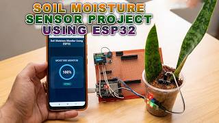 Building A Web Connected Soil Moisture Monitor Using ESP32