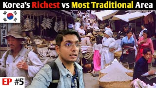 Inside the Most Traditional Market of South Korea with Hindi Speaking Korean 🇰🇷😱