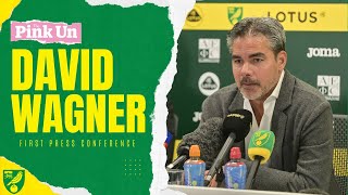 David Wagner's first Norwich City press conference | Stuart Webber unveils head coach | The Pink Un
