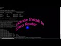 License Install In Cisco Router Using tftp and Smart Account