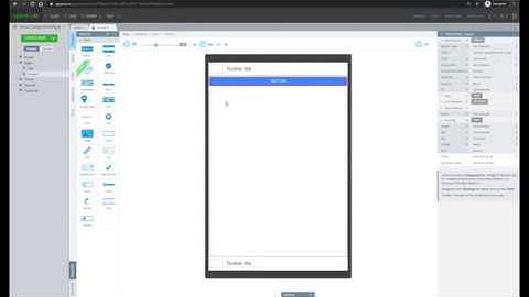 #24. Appery.io Ionic 4 using Textarea, FAB and Html component