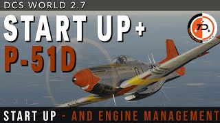 DCS WORLD 2.7 | P-51D Start up, Taxi, Takeoff and Engine Management screenshot 4
