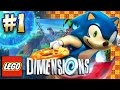 Lego Dimensions PS4 Pro - Sonic Level Pack Part 1: Green Hill Zone (4K 60FPS)