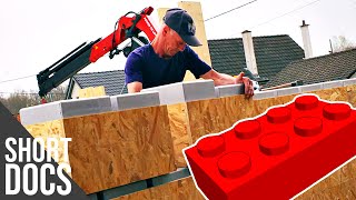 Just Like LEGO  Assembling a House From Building Blocks | Free Documentary Shorts