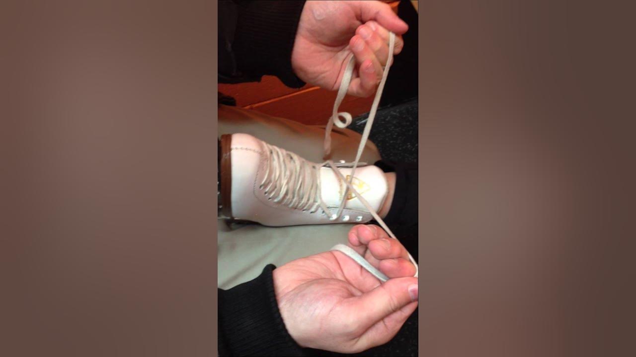 Education How to tie skates YouTube