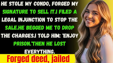 HE STOLE MY CONDO, FORGED MY SIGNATURE TO SELL IT. I FILED A LEGAL INJUNCTION TO STOP THE SALE.....