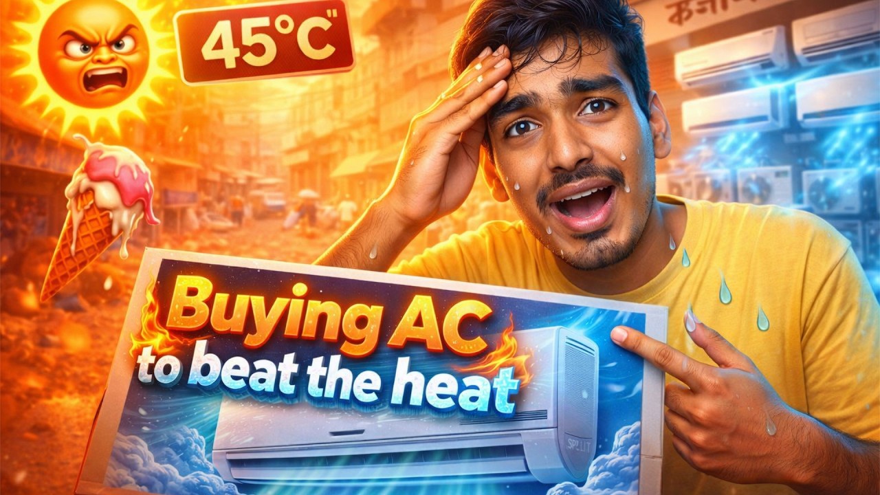 Mumbai is too HOT! Lets get A/C 🥵 #airconditioner #mumbai #dailyvlog #summer 