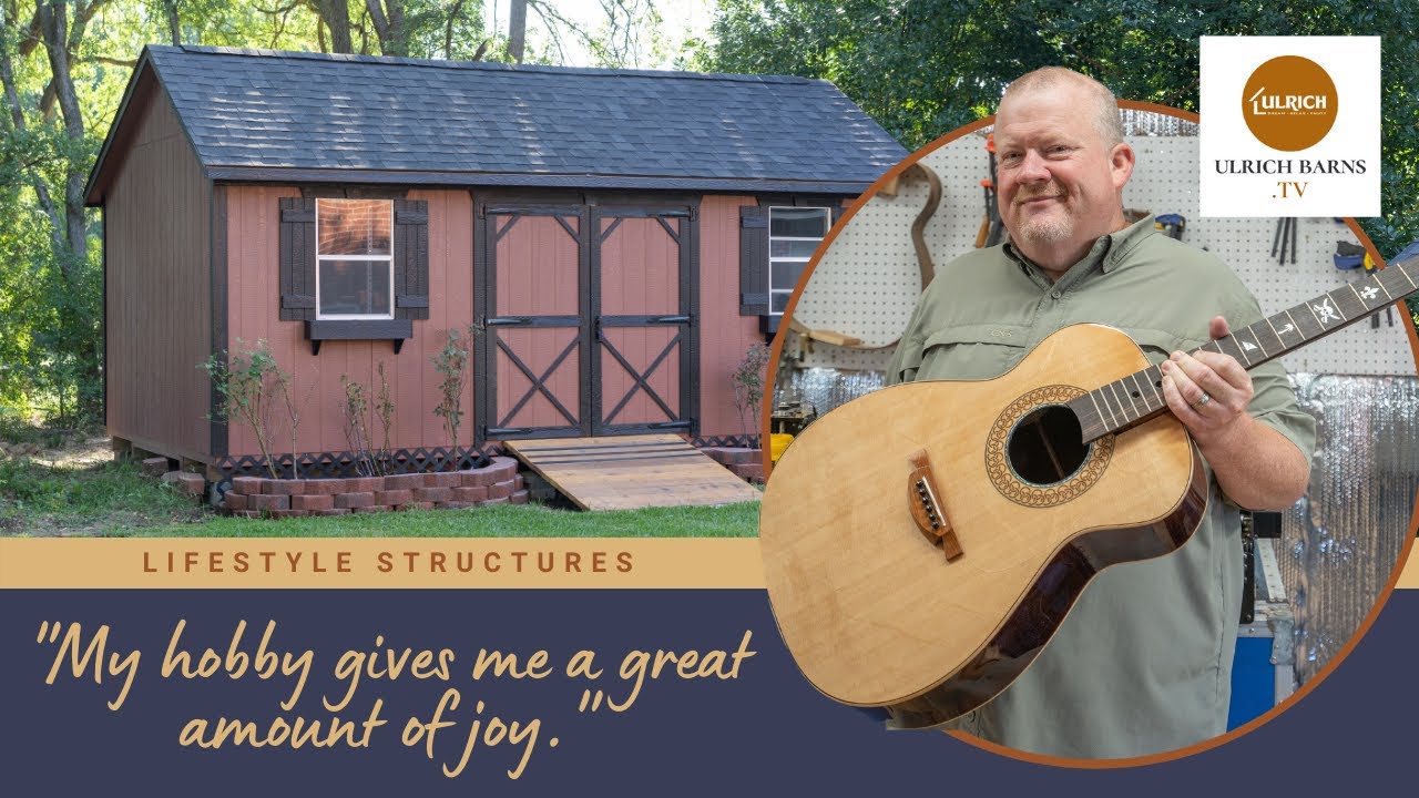 Ulrich Shed is His Guitar Workshop