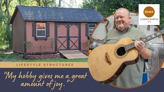 Ulrich Shed is His Guitar Workshop