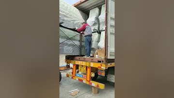 edge banding machines loading 12 sets in one 40ft container