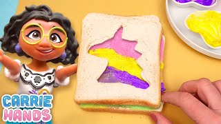 Disney Encanto Mirabel Packs An Unicorn Themed Lunch Box | Fun Videos For Kids