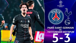 PSG - Tottenham | 5-3 | Highlights | Goals | UEFA Champions League 2025 | Tottenham PSG