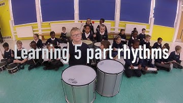 Rhythm Connections Primary Samba drumming