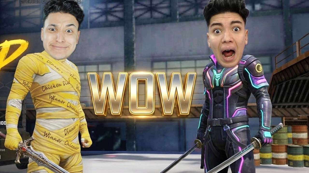 دخلت عالم ببجى موبايل مع عبدة اخويا 😱 قرر يتحدانى فى مابات WOW