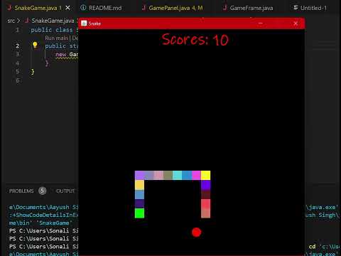 CS50 Final Project | Snake Game In Java