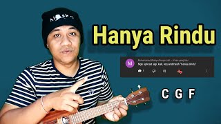 Hanya Rindu - Andmesh Kamaleng tutorial ukulele