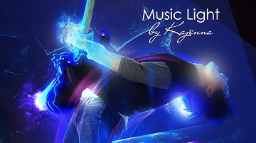 Music Light. Photoshop + Xara 3D / /by Kajenna