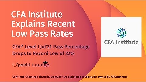 CFA Institute Explains Recent Exam Results | Reason for Low CFA Pass Percentage