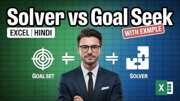 Excel for Beginners | Excel Solver | Excel Goal Seek | Solver in Excel | Goal Seek in Excel