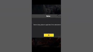 server is busy please try again later error code restrict area | how to login Pubg mobile | Pubg