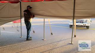 Instruction Video: How to roll up a tent sidewall Profile