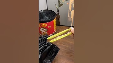 Túi rác dây rút – rút nhẹ là xongKhông cần buộc ✅   #tiktokbanhang #reviewtiktok #hanghottrend