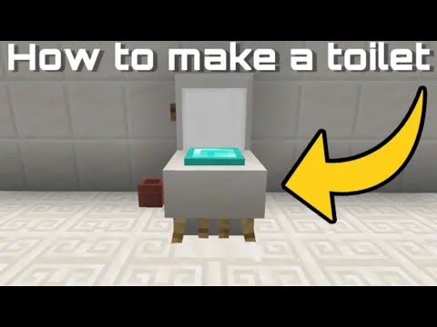How to make a Toilet In Minecraft |Toilet Tutorial| #minecraft - YouTube