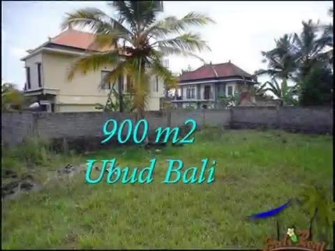  JUAL  TANAH MURAH  di  UBUD BALI  900 m2 View Sawah TJUB532 