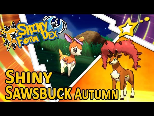 Pokemon 6586 Shiny Sawsbuck Autumn Pokedex: Evolution, Moves