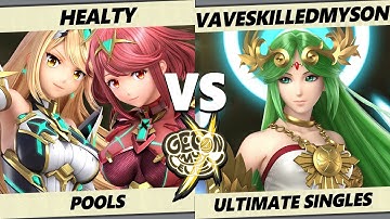 GOML X - HealTy (Pyra Mythra, Pac-Man, Roy) Vs. VavesKilledMySon :( (Palutena) Smash Ultimate - SSBU
