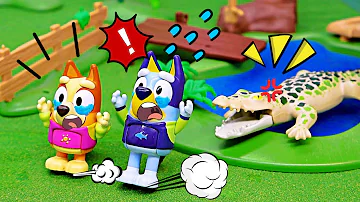 BLUEY, Be Careful! 🐊🐊 Bluey Learns The Importance Of Safety Rules | Fun Kids' Story