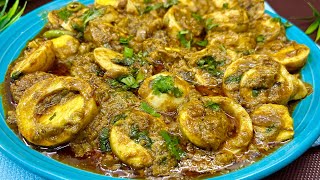 Hara Anda Tikka Masala Recipe | Dhaba Style Hariyali Anda Tikka Masala | SAMREEN SABAH