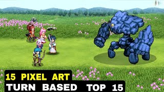 Top 15 Best Pixel Art Turn Based RPG 2023 Android iOS | Top pixel art turn based games mobile 2023