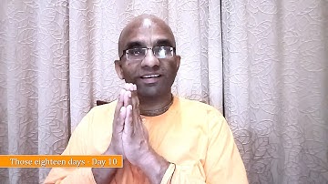 Those eighteen days 10 - Mahabharata wisdom - Bhishma falls as he predicted - Two signs of greatness