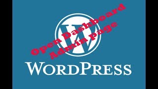 how to login admin page or Dashboard on  wordpress part 2