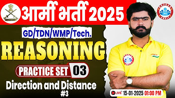Army Practice Set 2025 | Direction and Distance | Reasoning for Army GD/TDN/WMP/Technical