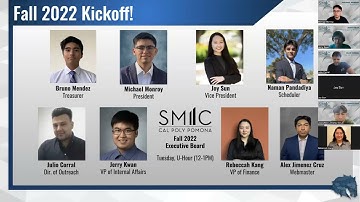 Introduction to SMIC | Fall 2022 (Week 1)