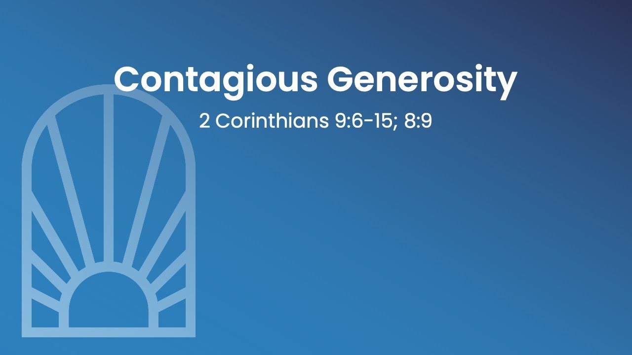 February 2, 2025 - Contagious Generosity - YouTube