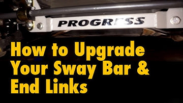 How to Upgrade Your Sway Bar and End Links - Progress Sway Bar and Hotchkis End Links 2005 Acura RSX