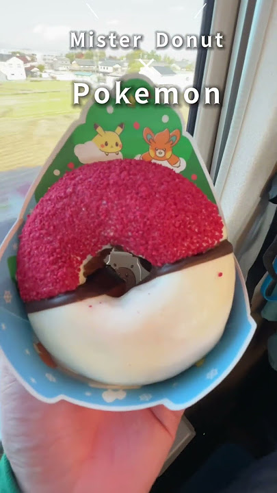 #viral #pokemon #donuts #diglett #pokeball #misterdonuts #dessert #japanesefood #toocute #musttry