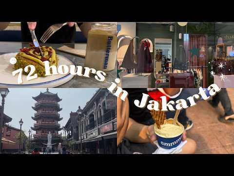 72 Hours in Jakarta 🇮🇩 | First time in Jakarta Vlog - cafes, malls, PIK, local food