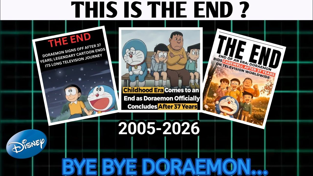 This is the end😭  Bye Bye Doraemon...