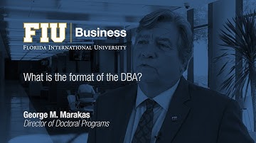 What is the format of the DBA?