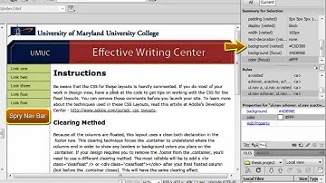 Best Dreamweaver Tutorials: Final Project Part 2