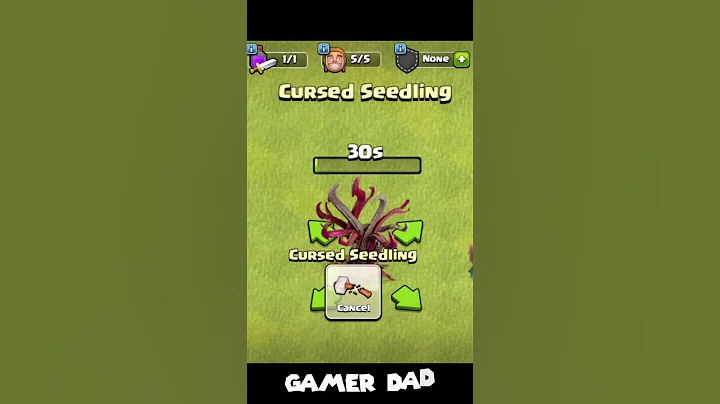 What's inside the Cursed seedling - Clash of Clans #clashofclans#coc#shorts