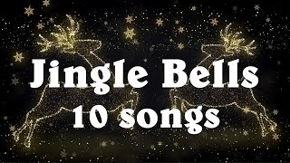 Jingle bells 10 songs & Motion Graphics 4K Christmas background