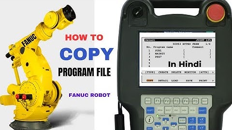 How to Copy Program in Fanuc Robot |Fanuc Robot Teaching Programming In Hindi | Fanuc Robot Tutorial