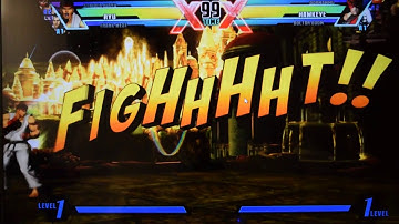 Pandora Box Dual Arcade Panel / Playing Marvel vs Capcom 3 on Windows 10